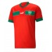 Cheap Morocco Home Football Shirt World Cup 2022 Short Sleeve